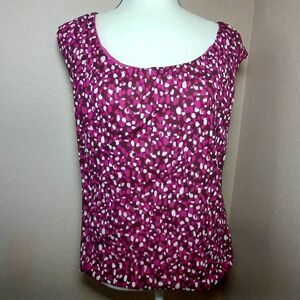 George pink tones Sleeveless blouse Size L